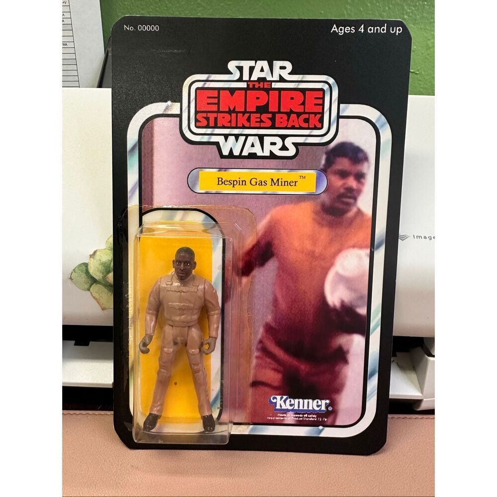 Custom Star Wars, the Empire strikes back Bespin gas, minor carded action figure